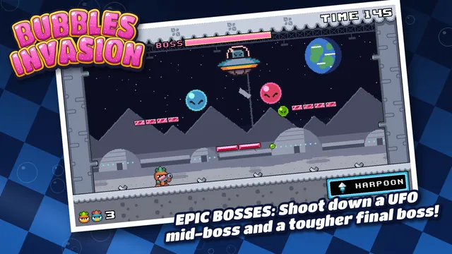 Shoot down the UFO boss